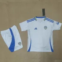 24/25 Leeds United Home  Kids Soccer Jersey