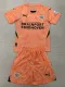 24/25 PSV Orange Goalkeeper Kids Soccer Jersey
