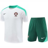 24/25 Portugal White Training Short Suit
