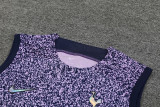 23/24 TOT Purple Tank top and shorts suit (黑花点)