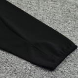 24/25 Al-Nassr Black Half Pull Tracksuit  (半拉链)