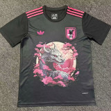 24/25 Japan Dragon Cherry Blossom Black Fans Soccer Jersey