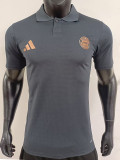 2025  Bayern Grey  Player Version  Polo Shirt