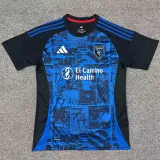 25/26 San Jose Earthquakes Blue & Black Fans Soccer Jersey