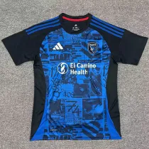 25/26 San Jose Earthquakes Blue & Black Fans Soccer Jersey
