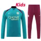 24/25 PSG Sky Blue Kids Half Pull Tracksuit  (童装、半拉链)