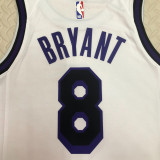 22/23 LAKERS BRYANT #8 White City Edition Top Quality Hot Pressing NBA Jersey