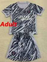 24/25  PSG Grey Goalkeeper Suit Fans  Soccer Jersey（成人）
