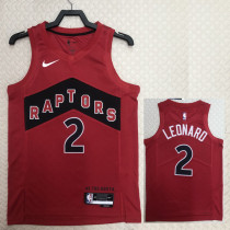 22/23 Raptors LEONARD #2 Red Top Quality Hot Pressing NBA Jersey