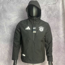 24/25 Bayern Black Assault  Hooded Windbreaker (Y18连帽冲锋衣）
