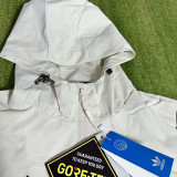 24/25 New AD White Hooded Windbreaker(Y17冲锋衣）