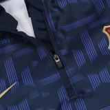 24/25 BAR Royal Blue  Half Pull Tracksuit  (半拉链)