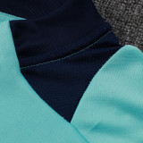 24/25 Man Utd Light Green Half Pull Tracksuit  (半拉链)
