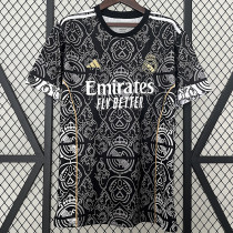 24/25 RMA Black Puzzle Special Edition Fans Training shirts