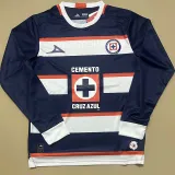 24/25 Cruz Azul Blue Goalkeeper  Long Sleeve Soccer Jersey