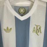 24/25 Argentina 50th Anniversary Edition Long Sleeve  Fans Soccer Jersey