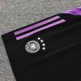 24/25 Germany Black Training Shorts Pants(紫边）