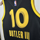 23/24 WARRIORS BUTLER III # 10 Black City Editionn Top Quality Hot Pressing NBA Jersey