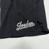 24/25 New JOR Black Cotton shorts(M19、前带英文标、全棉)