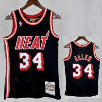 13/14  HEAT  RAY ALLEN # 34 Top Quality Hot Pressing Retro NBA Jersey