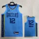 22/23 GRIZZLIES MORANT #12 Blue Top Quality Hot Pressing NBA Jersey (Trapeze Edition)