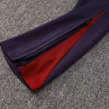 24/25  England  Blue Purple Half Pull Tracksuit  (半拉链)