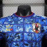 24/25 Japan Blue Anime version  Player Version Soccer Jersey