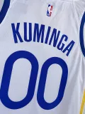 22/23 WARRIORS KUMINGA #00 White Top Quality Hot Pressing NBA Jersey (V领)