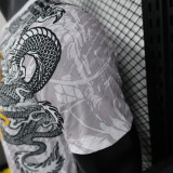 24/25 RMA White Black Dragon Special Edition Player Version Soccer Jersey