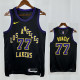 23/24 LAKERS DONCIC'#77 Black City Edition Top Quality Hot Pressing NBA Jersey