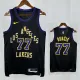23/24 LAKERS DONCIC'#77 Black City Edition Top Quality Hot Pressing NBA Jersey