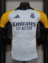 24/25 RMA White Blue Player Version  Soccer Jersey