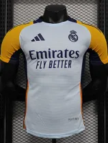 24/25 RMA White Blue Player Version  Soccer Jersey
