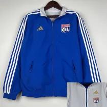 23/24 Lyon Blue & White Double Sided Windbreaker (双面风衣)
