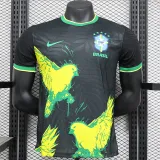 22/23 Brazil Black Peace Dove Special Edition  Player Version Soccer Jersey