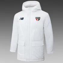 24/25 Sao Paulo  White Hooded Cotton Coat G260