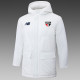 24/25 Sao Paulo  White Hooded Cotton Coat G260