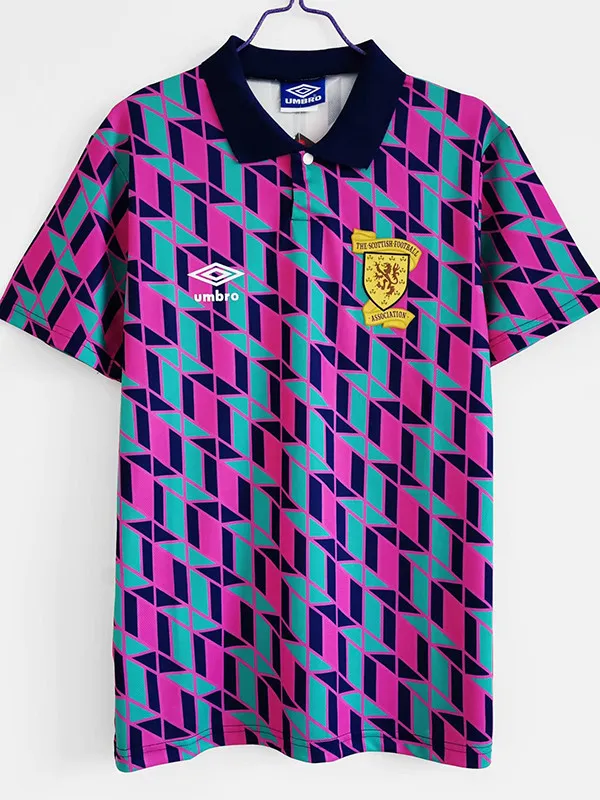 1988/1989 Scotland Away Retro Soccer Jersey