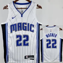 22/23 Magic WAGNER #22 White Home Top Quality Hot Pressing NBA Jersey