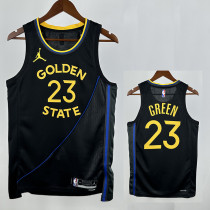 24/25 WARRIORS GREEN # 23 Black Flying Man Top Quality Hot Pressing NBA Jersey
