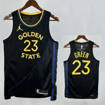 24/25 WARRIORS GREEN # 23 Black Flying Man Top Quality Hot Pressing NBA Jersey
