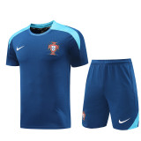 24/25 Portugal Blue Training Short Suit