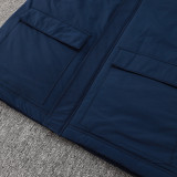 24/25  Dortmund  Royal Blue Hooded Cotton Coat G252