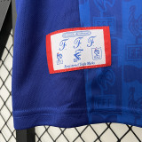 1996 France Home Retro Soccer Jersey(带欧杯臂章）