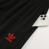 24/25  Man Utd  Black Jacket Tracksuit #06(袖带红白边）