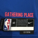 22/23 BUCKS ANTETOKOUNMPO #34 Blue City Edition Top Quality Hot Pressing NBA Jersey
