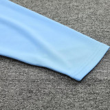 24/25 Man City Light Blue  Half Pull Tracksuit  (半拉链)