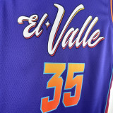 23/24 SUNS DURANT #35 Purple City Edition Top Quality Hot Pressing NBA Jersey