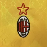 1995/1996 ACM Away Yellow Retro Soccer Jersey