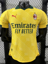 25/26 ACM Special Edition Yellow Player Version Soccer Jersey